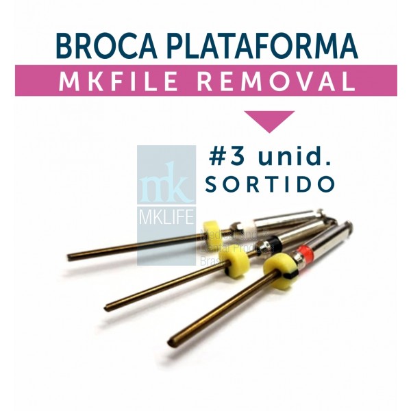 Broca Plataforma MK File Removal c/ 3 unid.