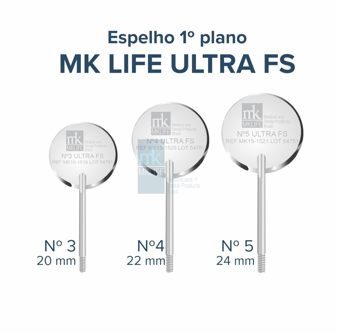 Espelho 1º plano MK LIFE ULTRA FS  - c/ 12 un.